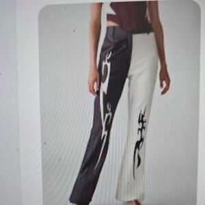 House of Sunny Cream and Brown Pants 4